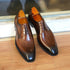 Elegant Plus Size Men's Formal Oxfords - Classic Lace-Up Leather Shoes for Weddings, Office, and Business Casual Events
